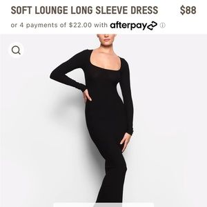 SKIMS Soft Lounge Long Sleeve Dress